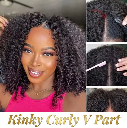 Glueless Curly Half Wig — 3 Styles in 1 | Real Hair | Ready in 2 Minutes
